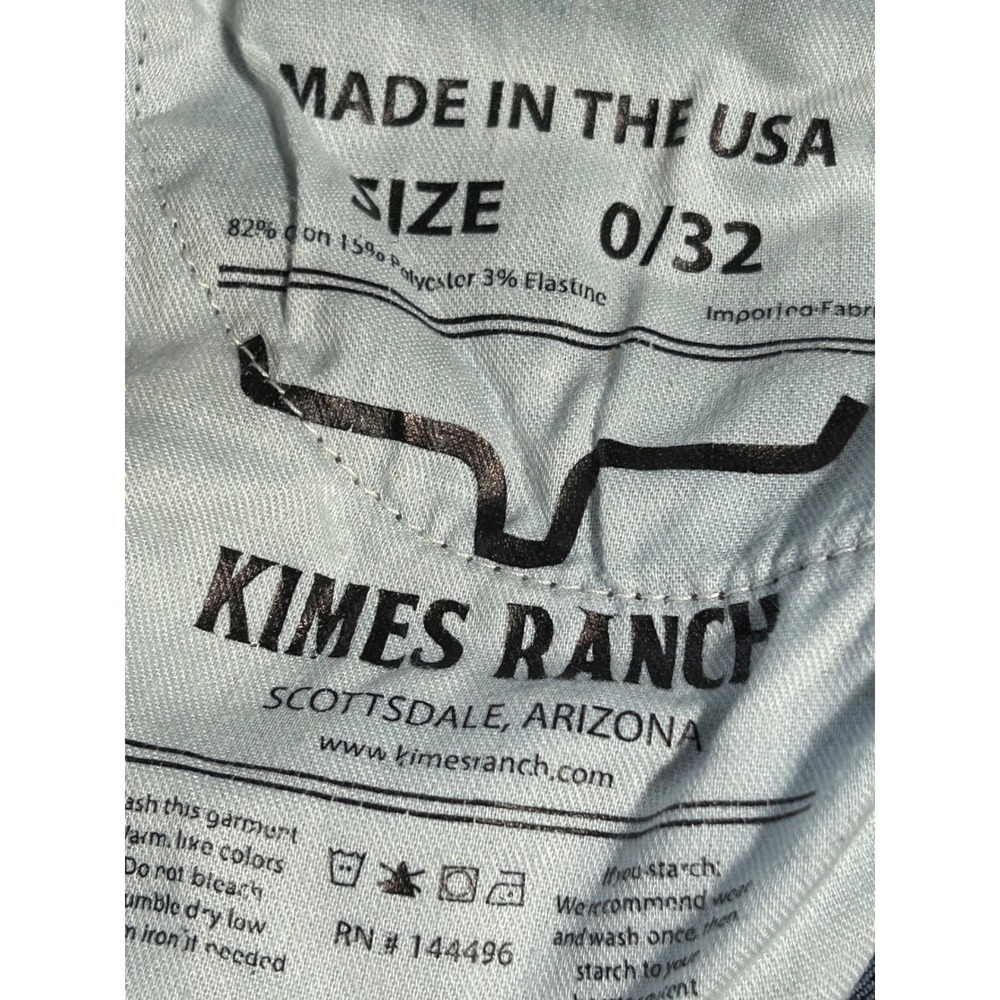Kimes Ranch Audrey Dark Wash Flare Leg Western Jeans Size 0/32 Made in USA - Picture 5 of 11